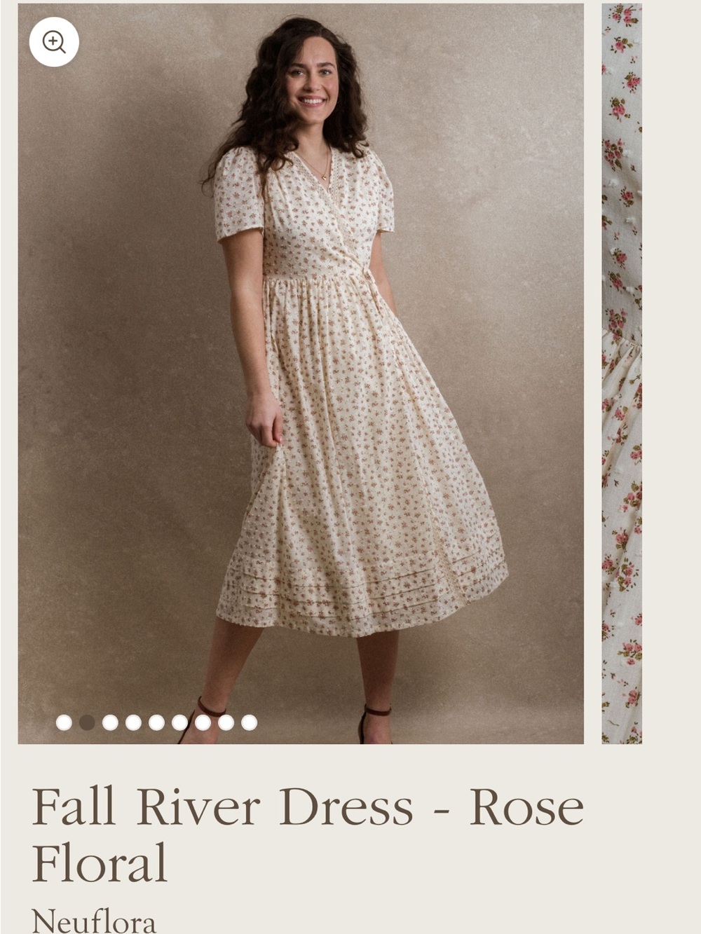 NWT Fall River Dress- Rose Floral
